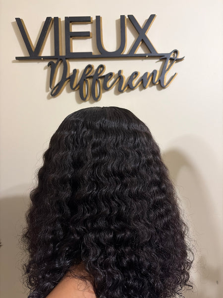 14” Raw Wavy curly Custom Unit